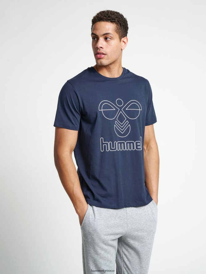 Hummel άνδρες hmlpeter t-shirt s/s T20HHR1333 "Τ-shirt με λαιμόκοψη"
