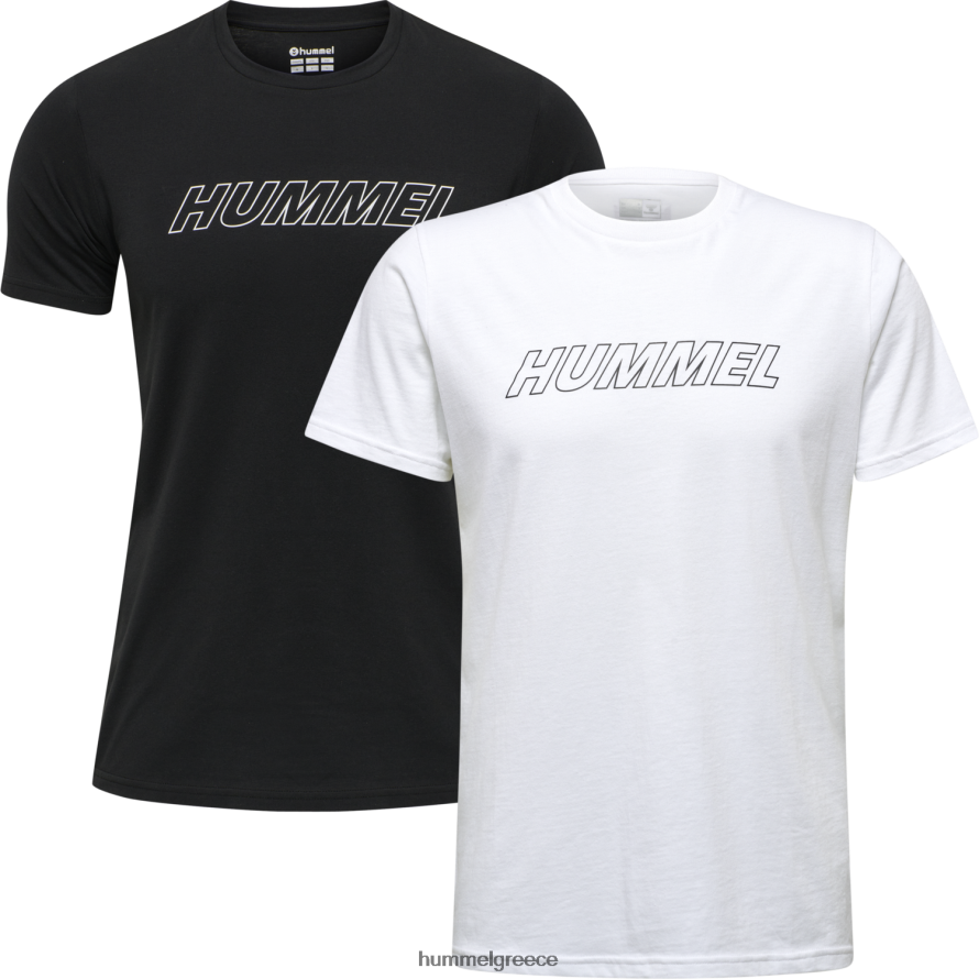 Hummel άνδρες hmlte callum 2-pack βαμβακερό μπλουζάκι T20HHR1009 "Τ-shirts 2 συσκευασιών"