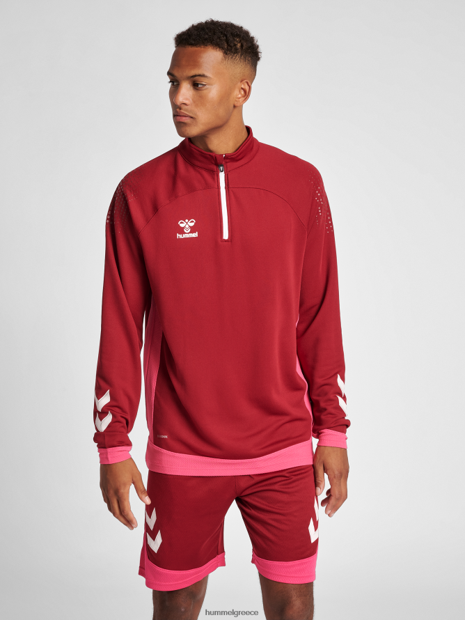 Hummel άνδρες hmllead μισό φερμουάρ T20HHR1283 "τζάκετ με μισό φερμουάρ"