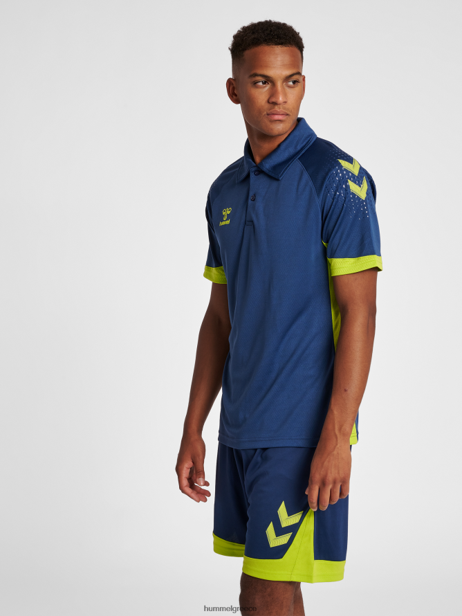 Hummel άνδρες hmllead λειτουργικό πόλο T20HHR1254 "δικτυωτό μπλουζάκι πόλο"