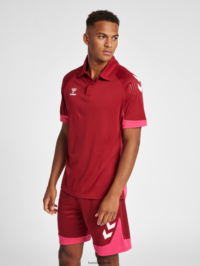 Hummel άνδρες hmllead λειτουργικό πόλο T20HHR1396 "δικτυωτό μπλουζάκι πόλο"