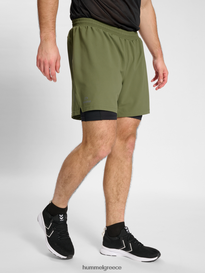 Hummel άνδρες σορτς nwldallas 2 σε 1 T20HHR151 "Σορτς τρεξίματος 2 σε 1"