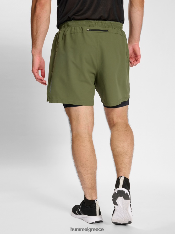 Hummel άνδρες σορτς nwldallas 2 σε 1 T20HHR151 \"Σορτς τρεξίματος 2 σε 1\"