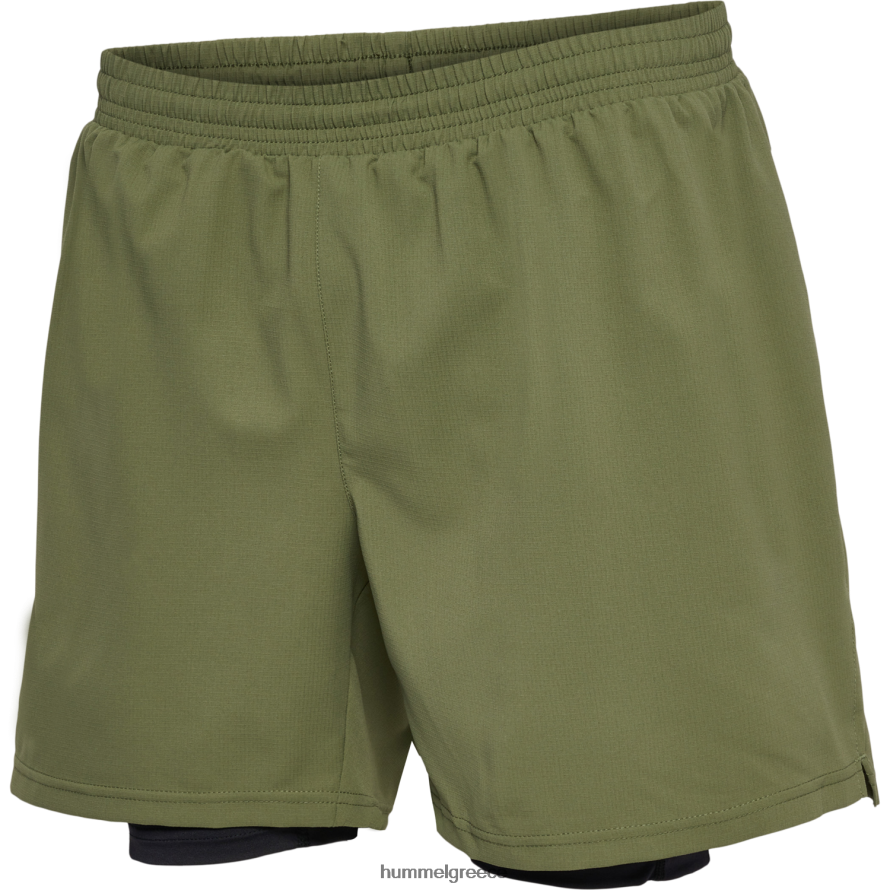 Hummel άνδρες σορτς nwldallas 2 σε 1 T20HHR151 \"Σορτς τρεξίματος 2 σε 1\"