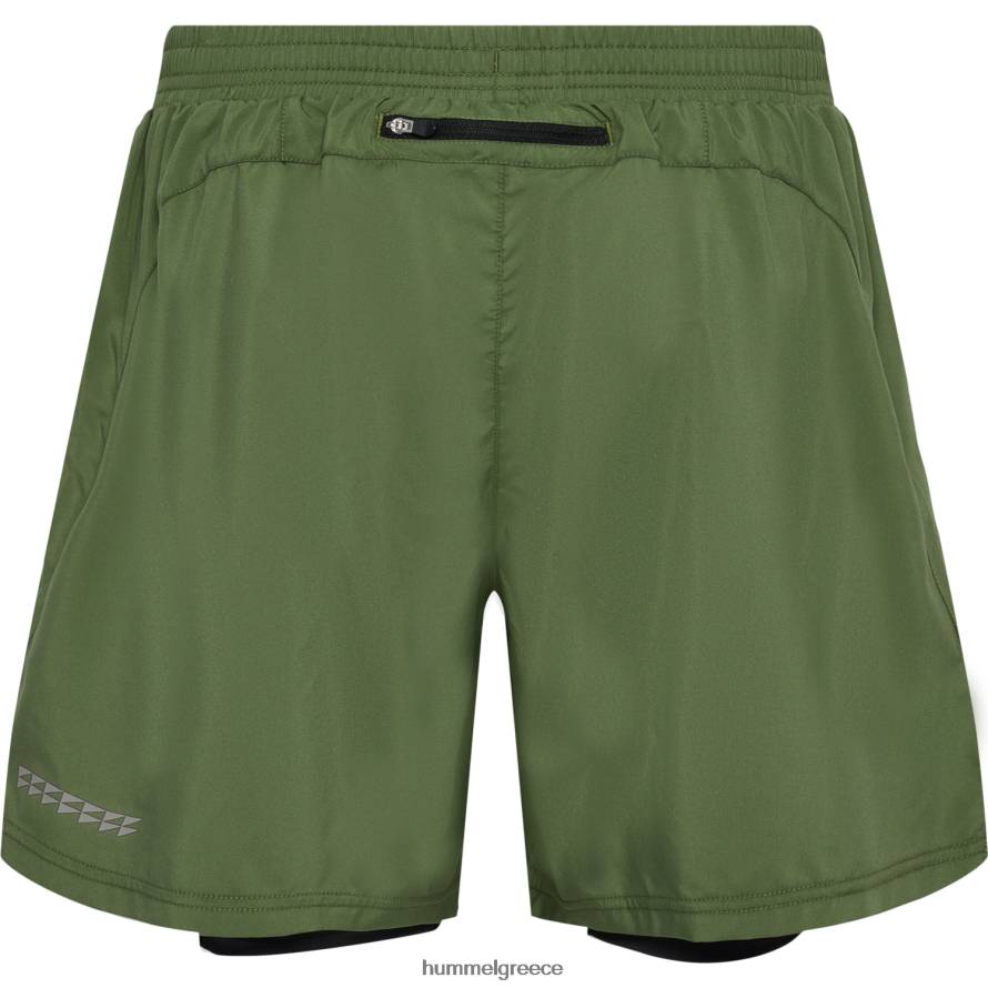 Hummel άνδρες σορτς nwldetroit 2 σε 1 T20HHR105 \"Σορτς τρεξίματος 2 σε 1\"