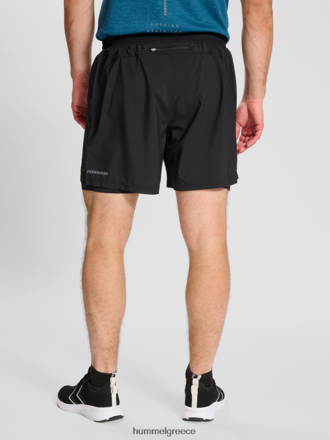 Hummel άνδρες σορτς nwldetroit 2 σε 1 T20HHR134 \"Σορτς τρεξίματος 2 σε 1\"