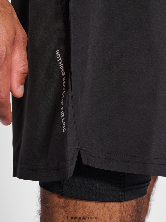 Hummel άνδρες nwlkansas 2-σε-1 σορτς T20HHR277 \"Σορτς 2 σε 1\"