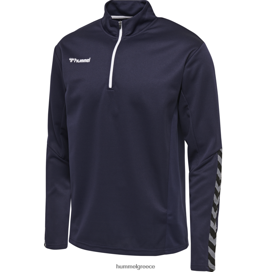 Hummel παιδιά hmlauthentic φούτερ με μισό φερμουάρ T20HHR6243 "ΑΘΛΗΤΙΚΑ ΡΟΥΧΑ"