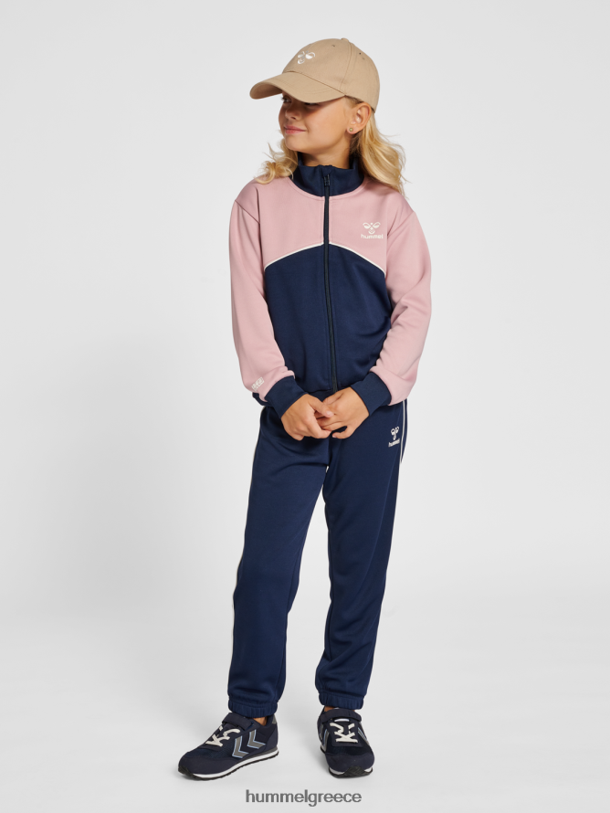 Hummel παιδιά αθλητική φόρμα hmllubago T20HHR4705 "colour-block αθλητική φόρμα"