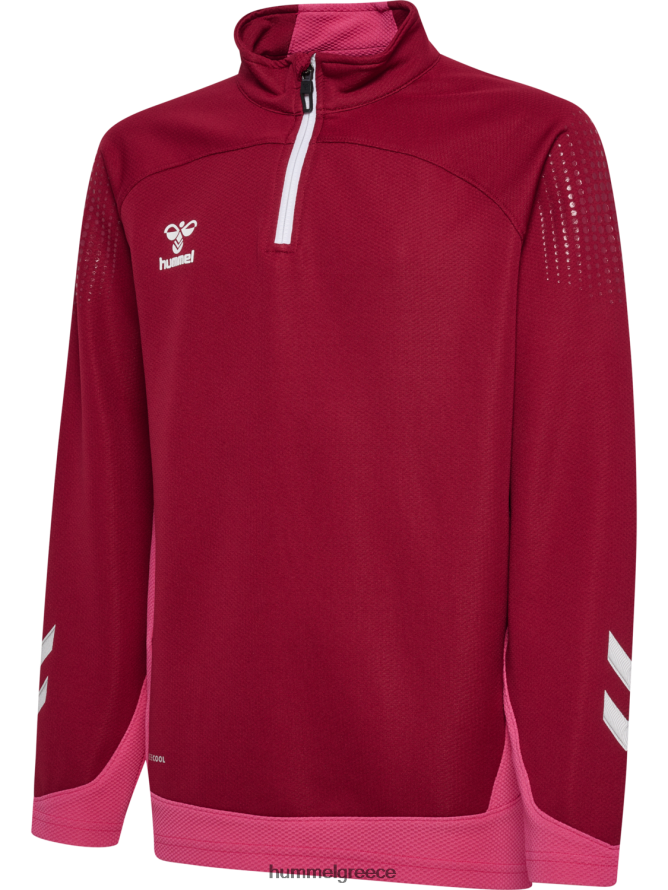 Hummel παιδιά hmllead μισό φερμουάρ T20HHR6896 "Φούτερ με μισό φερμουάρ"