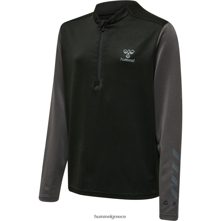 Hummel παιδιά hmlongrid 1/2 zip poly sweat T20HHR5417 "Φούτερ με μισό φερμουάρ"