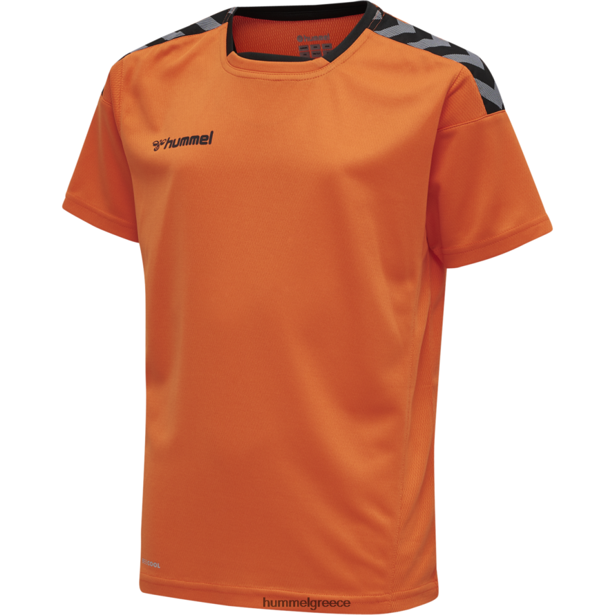 Hummel παιδιά hmlauthentic poly jersey s/s T20HHR6855 "αθλητικό τοπ με σιρίτι"