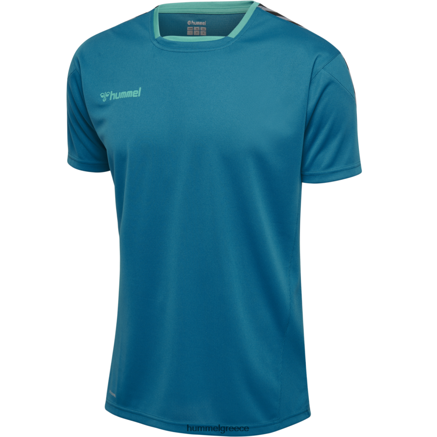 Hummel παιδιά hmlauthentic poly jersey s/s T20HHR6881 "αθλητικό τοπ με σιρίτι"