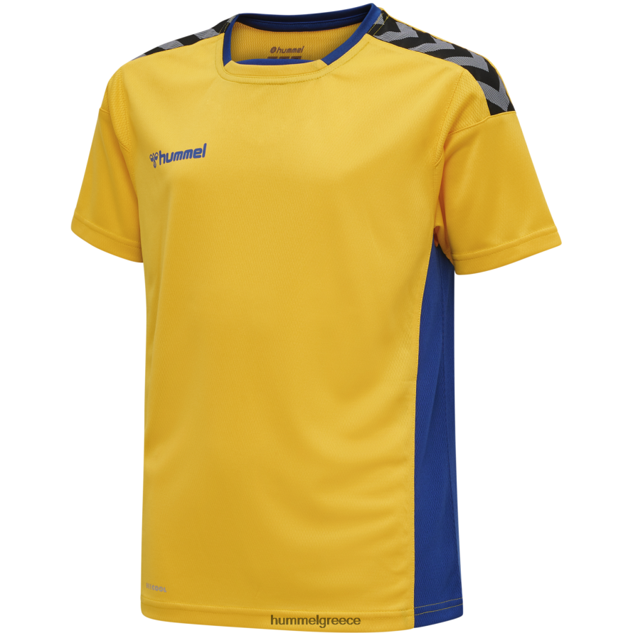 Hummel παιδιά hmlauthentic poly jersey s/s T20HHR6939 "αθλητικό τοπ με σιρίτι"