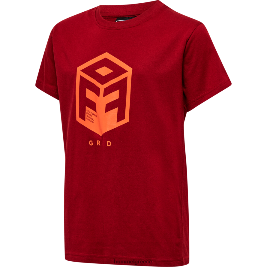 Hummel παιδιά hmloffgrid βαμβακερή φανέλα s/s T20HHR5121 "κοντομάνικη φανέλα"