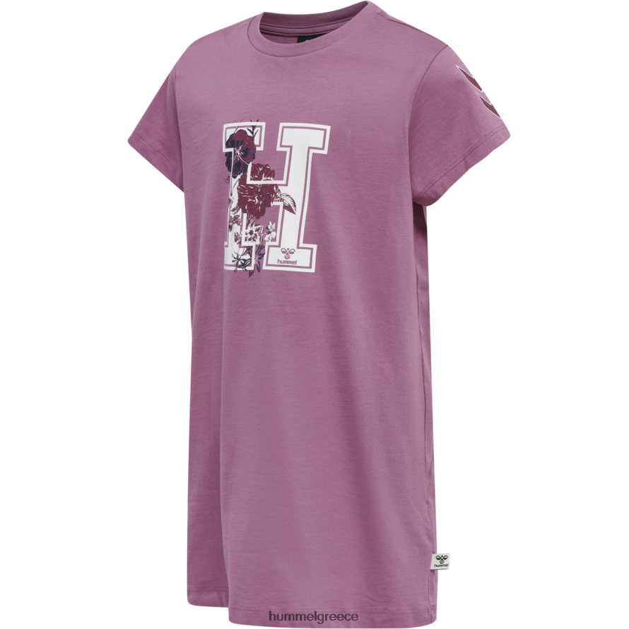 Hummel παιδιά hmlarchitecture t-shirt φόρεμα s/s T20HHR5587 "φόρεμα μπλουζάκι"