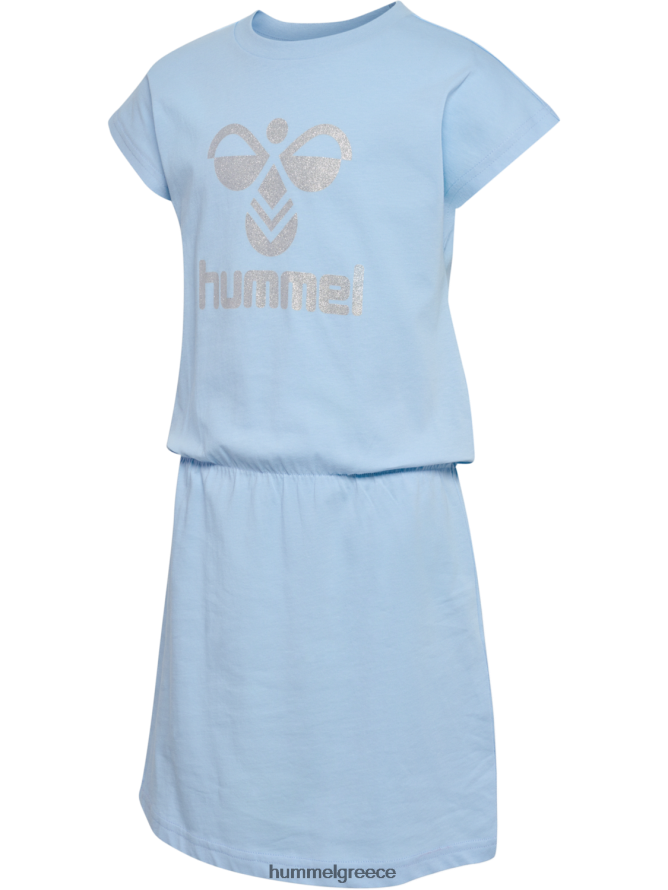 Hummel παιδιά hmlflowy φόρεμα s/s T20HHR5732 "βαμβακερό κοντομάνικο φόρεμα"