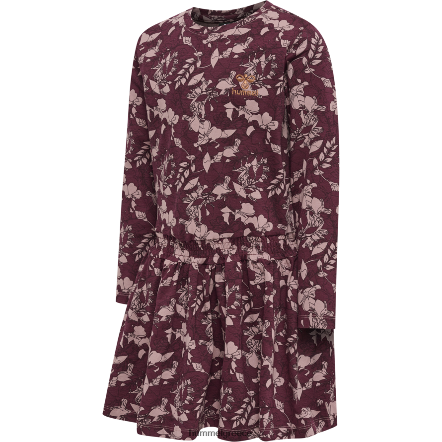 Hummel παιδιά hmlhazel φόρεμα l/s T20HHR5518 "smocked waist dress"
