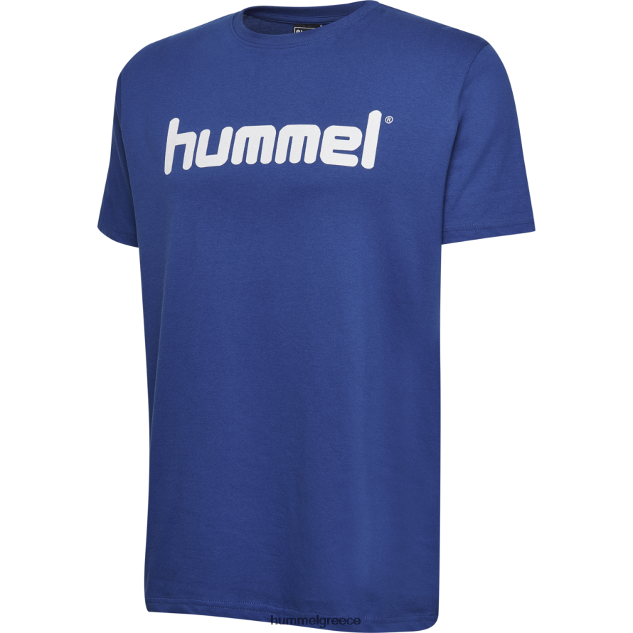 Hummel παιδιά hmlgo βαμβακερό λογότυπο μπλουζάκι s/s T20HHR6799 "μπλουζάκια & τοπ"