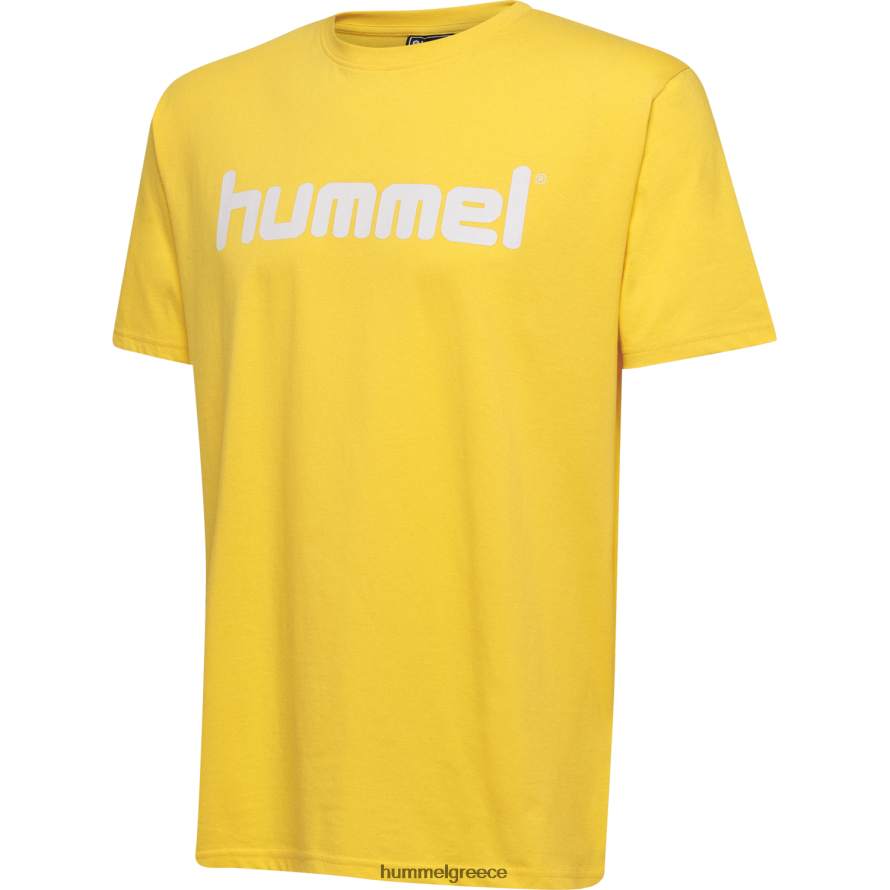 Hummel παιδιά hmlgo βαμβακερό λογότυπο μπλουζάκι s/s T20HHR6849 "μπλουζάκια & τοπ"