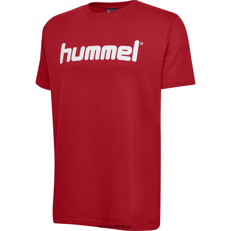 Hummel παιδιά hmlgo βαμβακερό λογότυπο μπλουζάκι s/s T20HHR6935 "μπλουζάκια & τοπ"