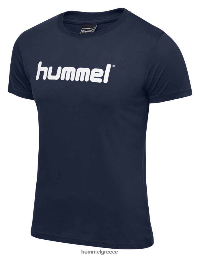 Hummel παιδιά hmlgo βαμβακερό λογότυπο μπλουζάκι s/s T20HHR6943 "μπλουζάκια & τοπ"