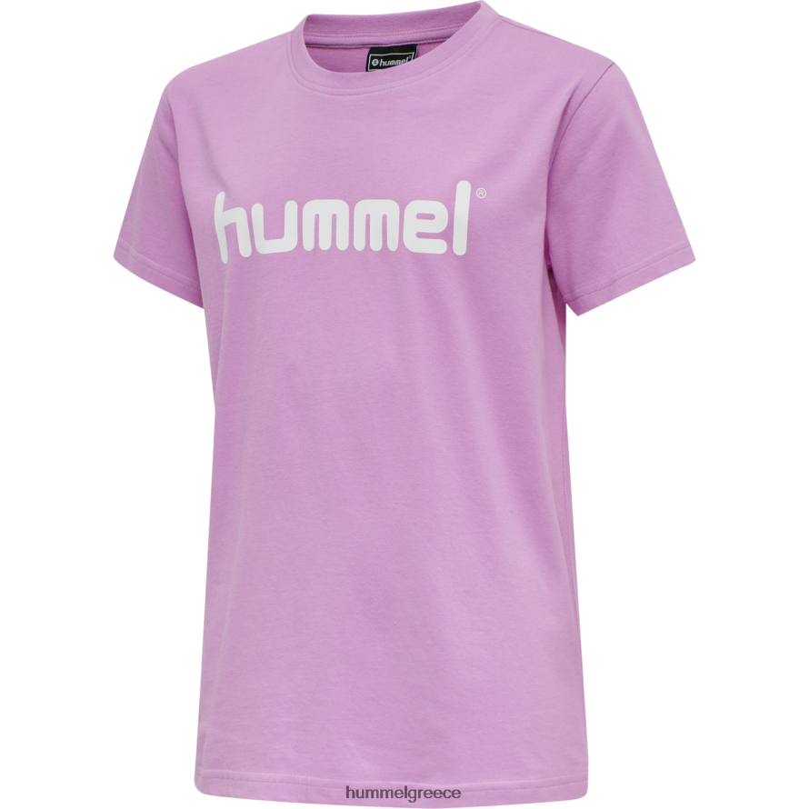 Hummel παιδιά hmlgo βαμβακερό λογότυπο μπλουζάκι s/s T20HHR6974 "μπλουζάκια & τοπ"