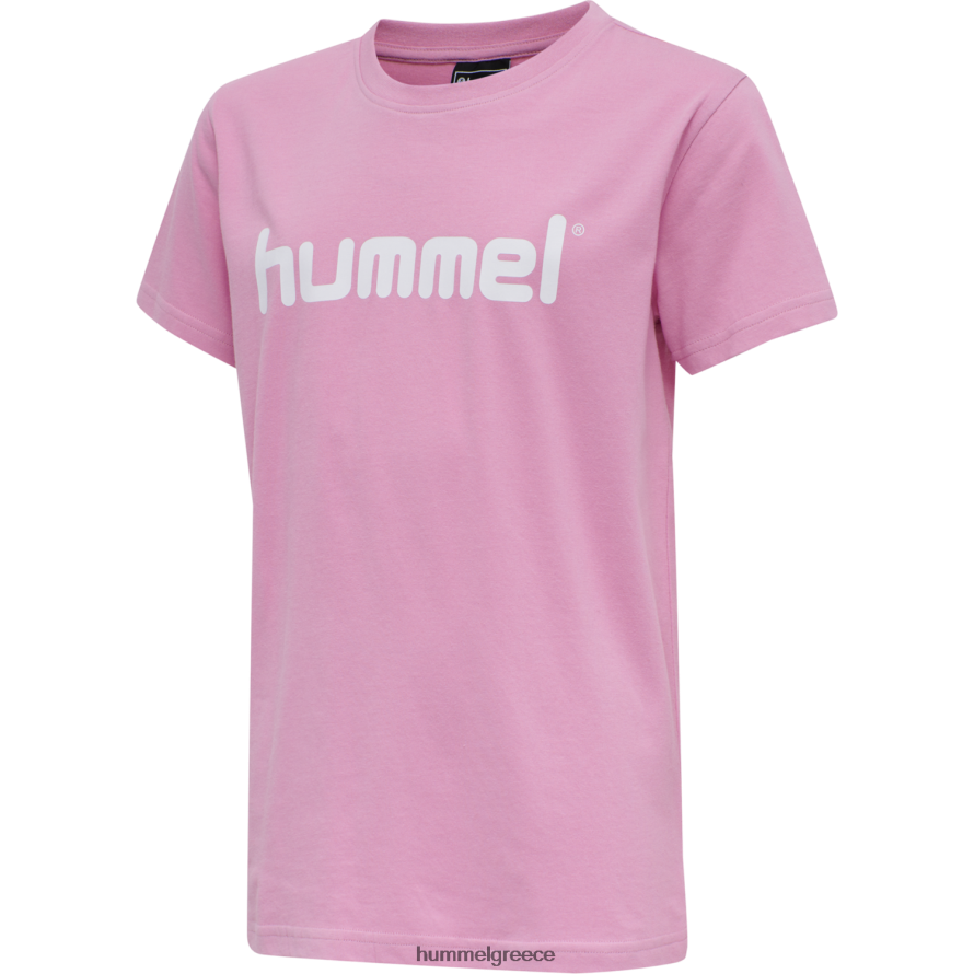 Hummel παιδιά hmlgo βαμβακερό λογότυπο μπλουζάκι s/s T20HHR7013 "μπλουζάκια & τοπ"