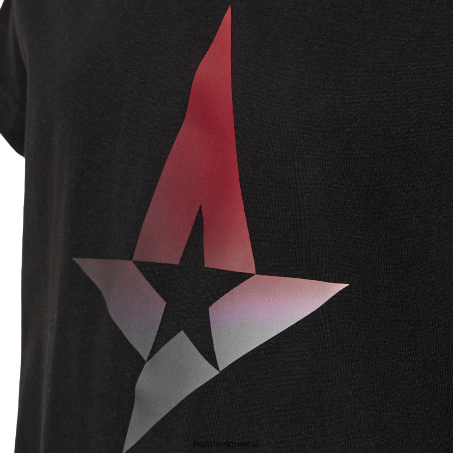 Hummel παιδιά ast big star black tee s/s T20HHR4697 \"astralis star t-shirt\"