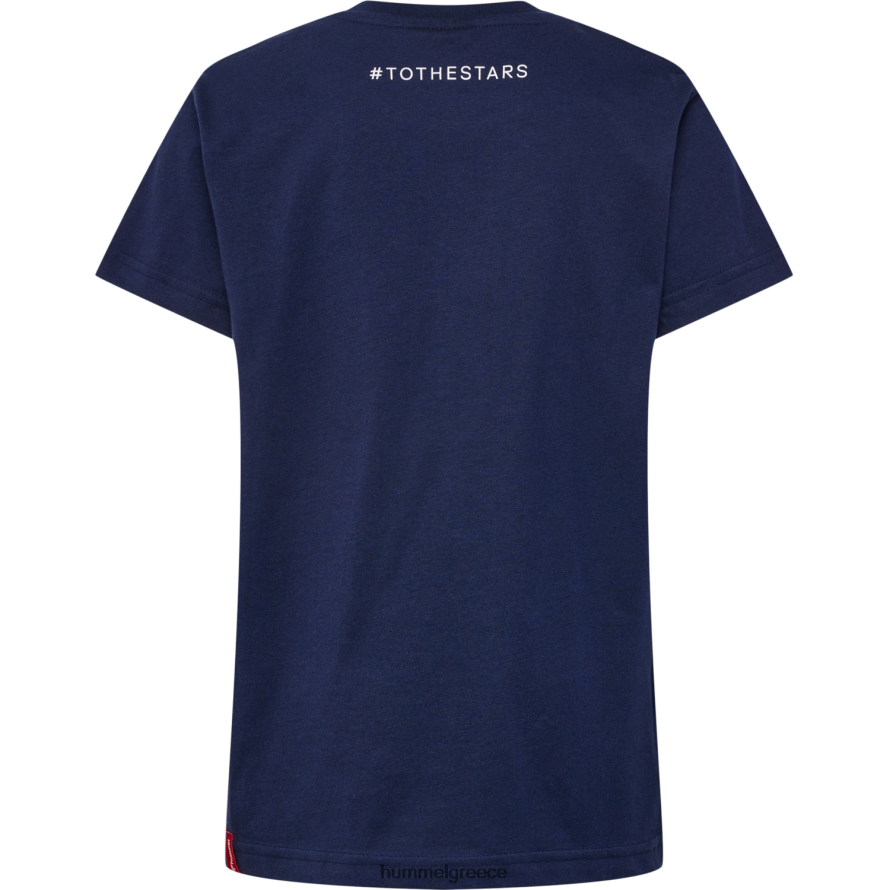 Hummel παιδιά ast chest marine tee s/s T20HHR4684 \"astralis star logo t-shirt\"