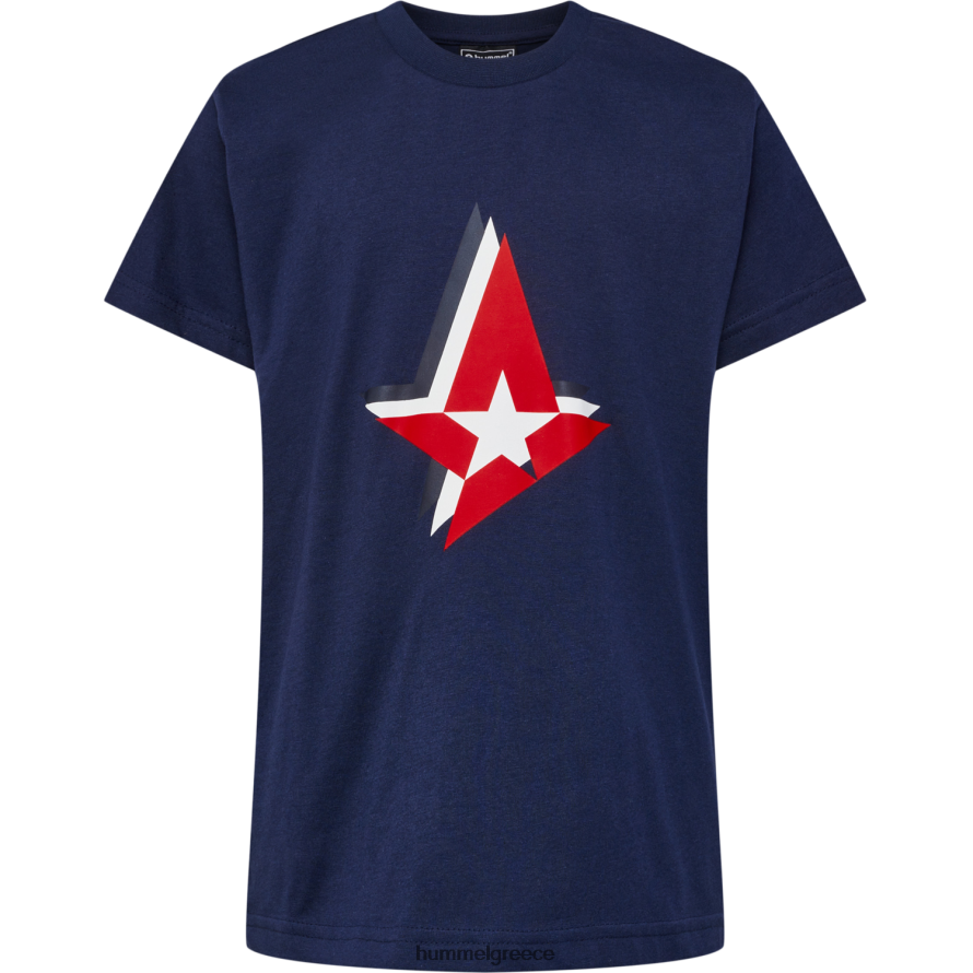 Hummel παιδιά ast chest marine tee s/s T20HHR4684 \"astralis star logo t-shirt\"