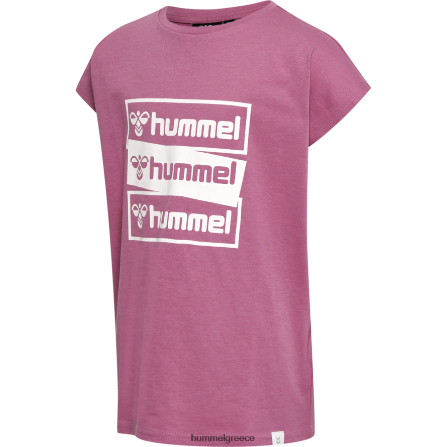 Hummel παιδιά hmlcaritas t-shirt s/s T20HHR6385 "βαμβακερό μπλουζάκι"