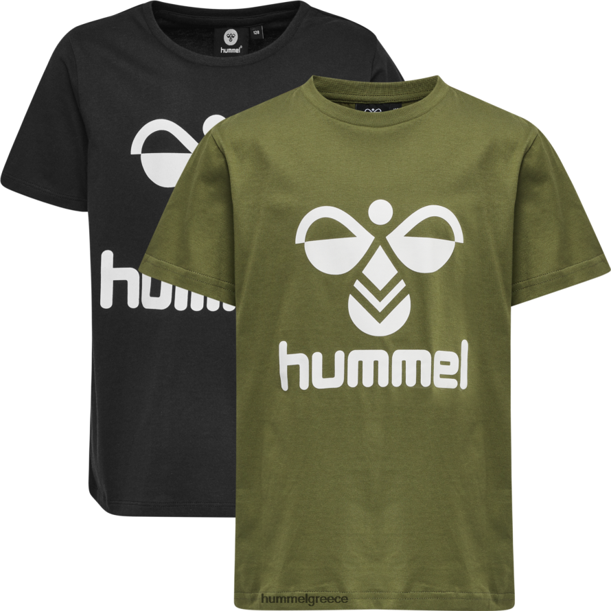 Hummel παιδιά hmltres t-shirt s/s 2-pack T20HHR6500 "Κοντομάνικη μπλούζα"