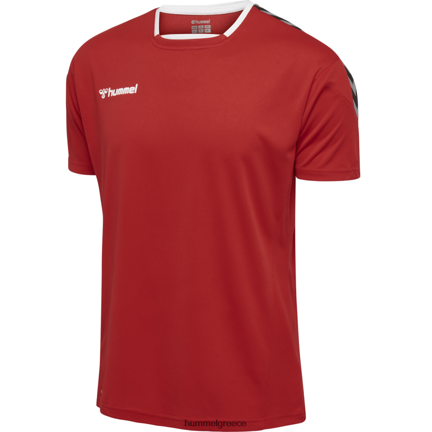 Hummel παιδιά hmlauthentic poly jersey s/s T20HHR6993 "αθλητικό τοπ με σιρίτι"