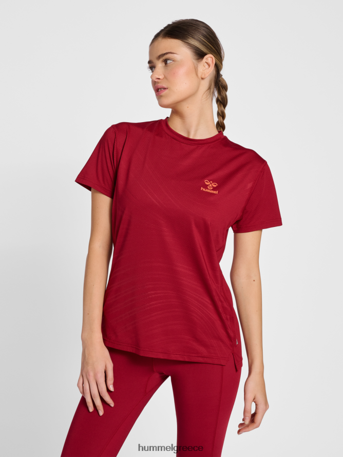 Hummel για άνδρες και γυναίκες hmlongrid poly tee s/s wo T20HHR3173 "Κοντομάνικη μπλούζα"
