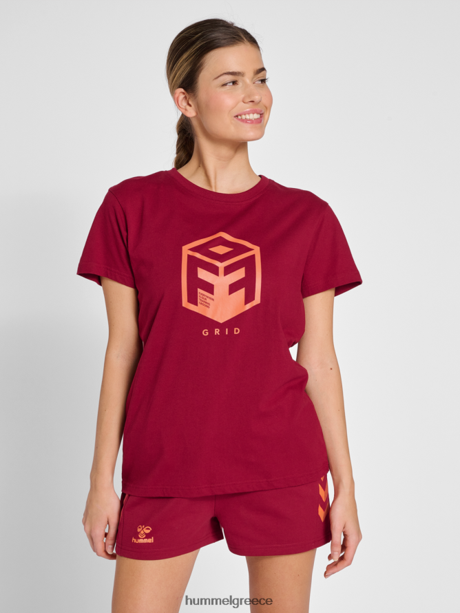 Hummel για άνδρες και γυναίκες hmloffgrid βαμβακερή φανέλα s/s wo T20HHR2780 "κοντομάνικη φανέλα"