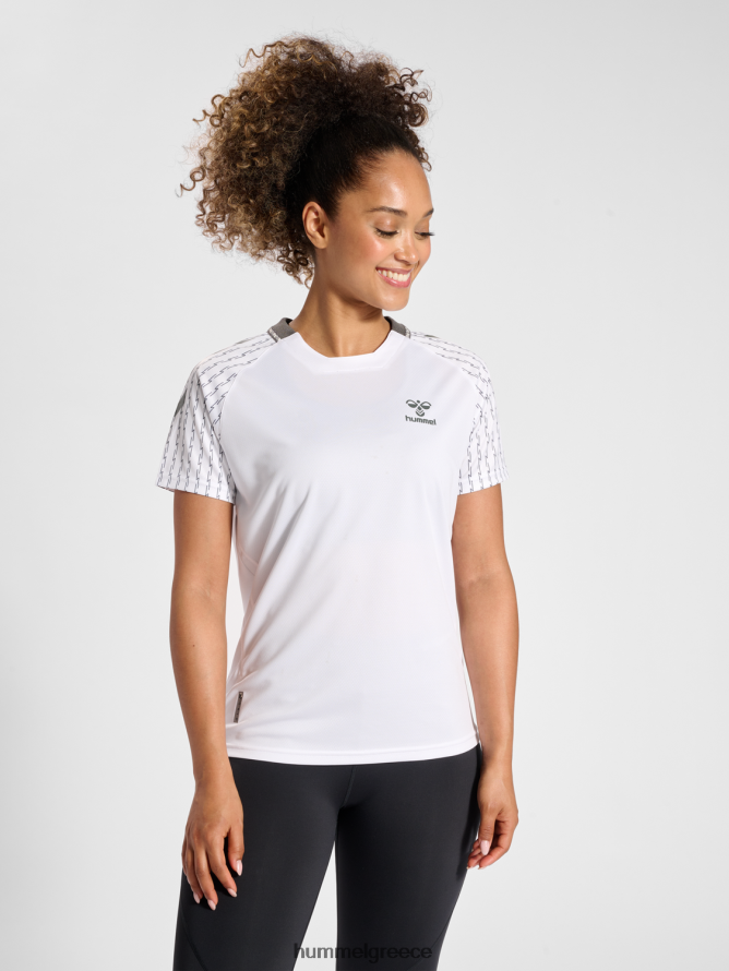 Hummel για άνδρες και γυναίκες hmlongrid poly jersey s/s wo T20HHR2847 "κοντομάνικη φανέλα"