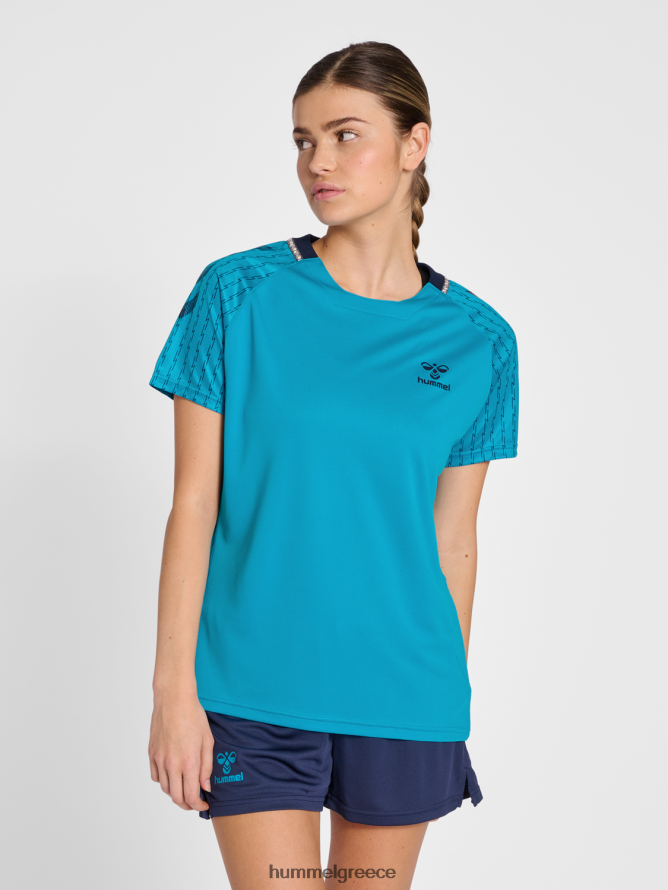 Hummel για άνδρες και γυναίκες hmlongrid poly jersey s/s wo T20HHR3326 "κοντομάνικη φανέλα"