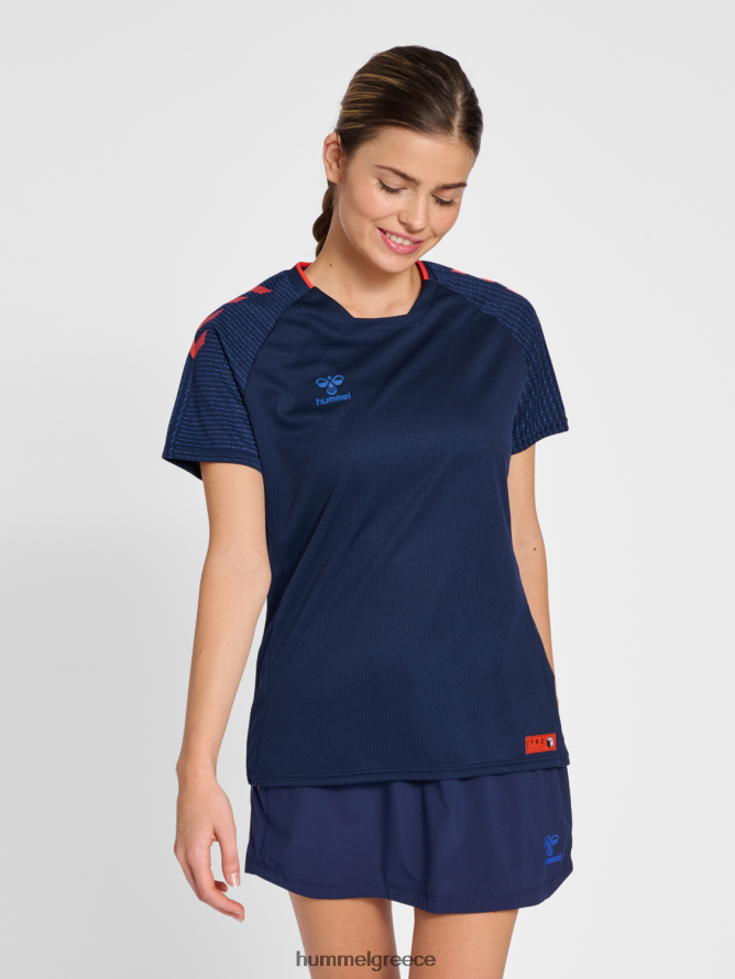 Hummel για άνδρες και γυναίκες hmlpro grid προπονητική φανέλα s/s wo T20HHR2576 "ποδόσφαιρο"