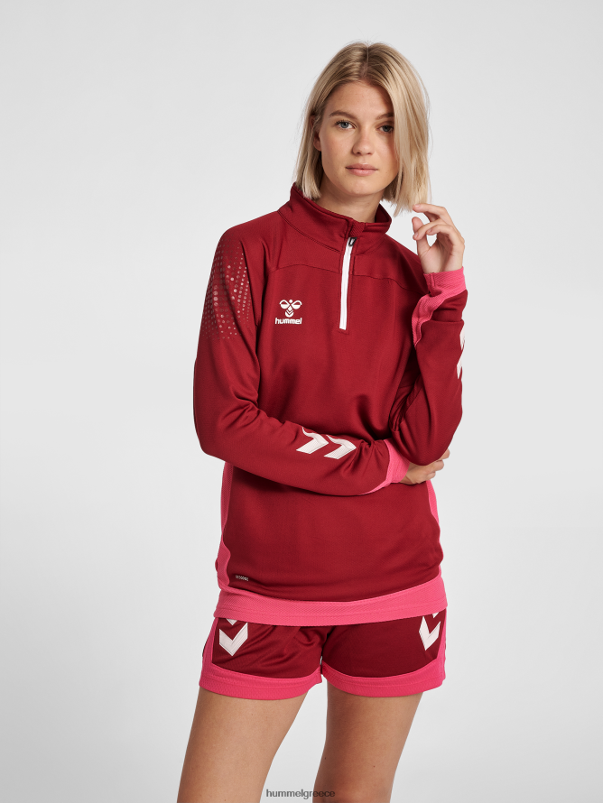 Hummel για άνδρες και γυναίκες hmllead μισό φερμουάρ T20HHR3656 "τζάκετ με μισό φερμουάρ"