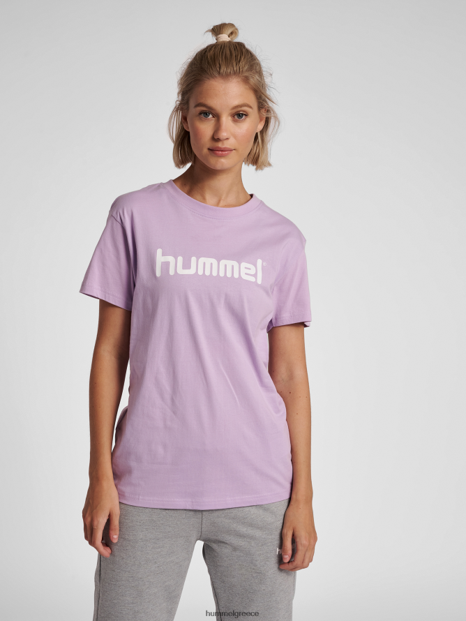 Hummel για άνδρες και γυναίκες hmlgo βαμβακερό λογότυπο μπλουζάκι s/s T20HHR3924 "είδη ένδυσης"